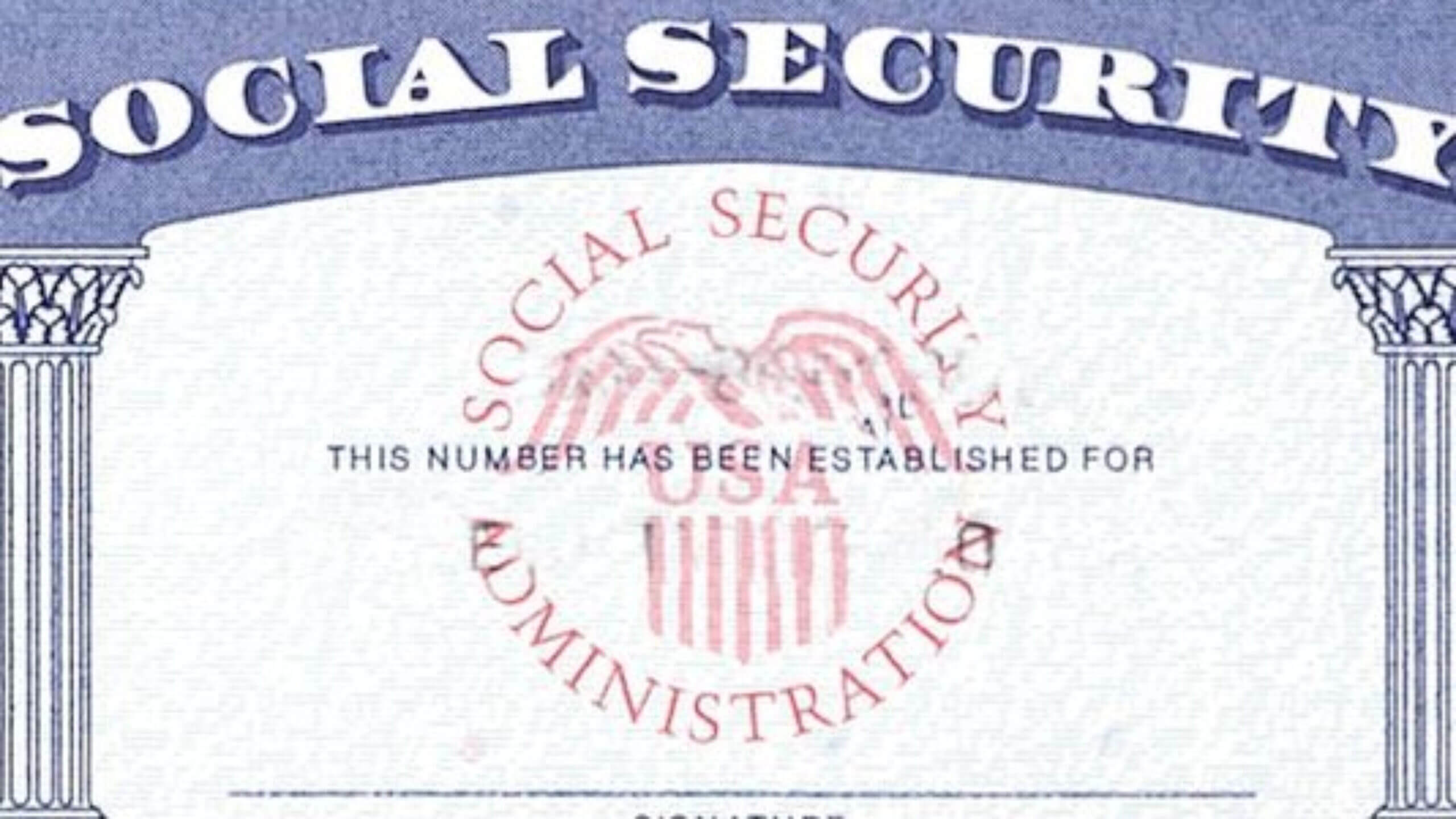 Social Security Card Template Professional Template Ideas