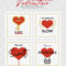 70+ Lovely Valentine's Day Design Resources | Decolore For Valentine Card Template Word