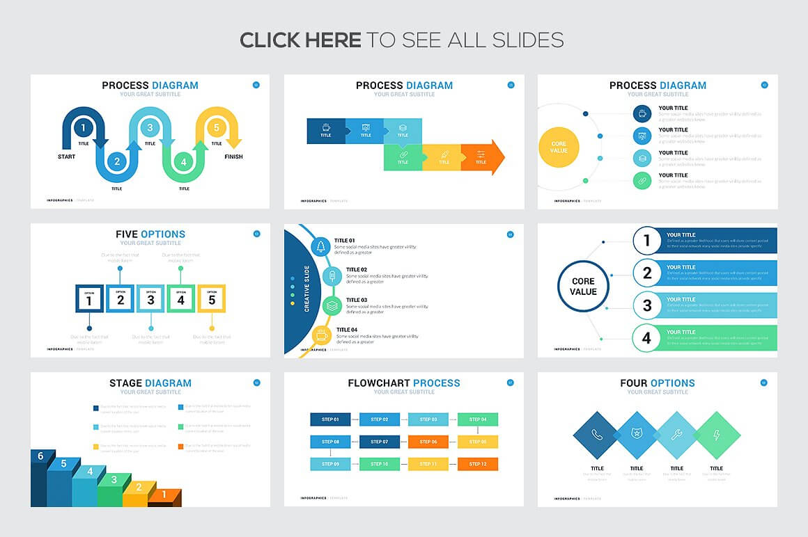 74 Steps And Process Infographic Templates – Powerpoint With Regard To What Is Template In Powerpoint