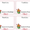 8 Best Images Of Printable Gift Cards – Printable Teacher In Christmas Thank You Card Templates Free