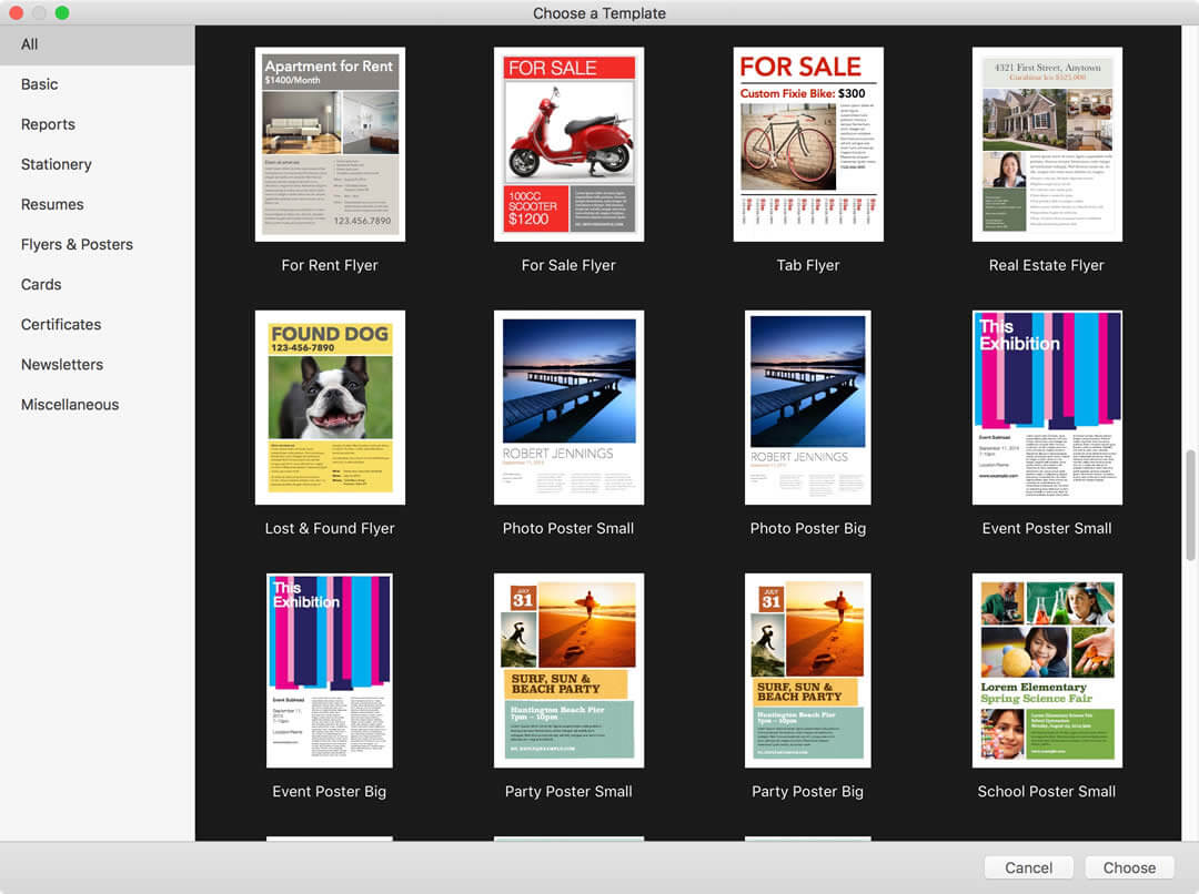 A Few Words On Mac Pages And Templates | Tera Talks Within Mac Brochure Templates