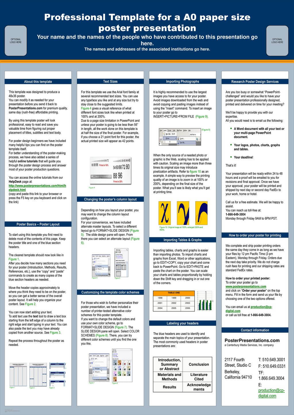 Ae8E6 A0 Size Poster Template | Wiring Library With Powerpoint Poster Template A0