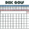 All Terrain Disc Golf In Winnsboro, Sc – Disc Golf Course Review With Regard To Golf Score Cards Template