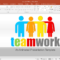 Animated Teamwork Powerpoint Template With Replace Powerpoint Template