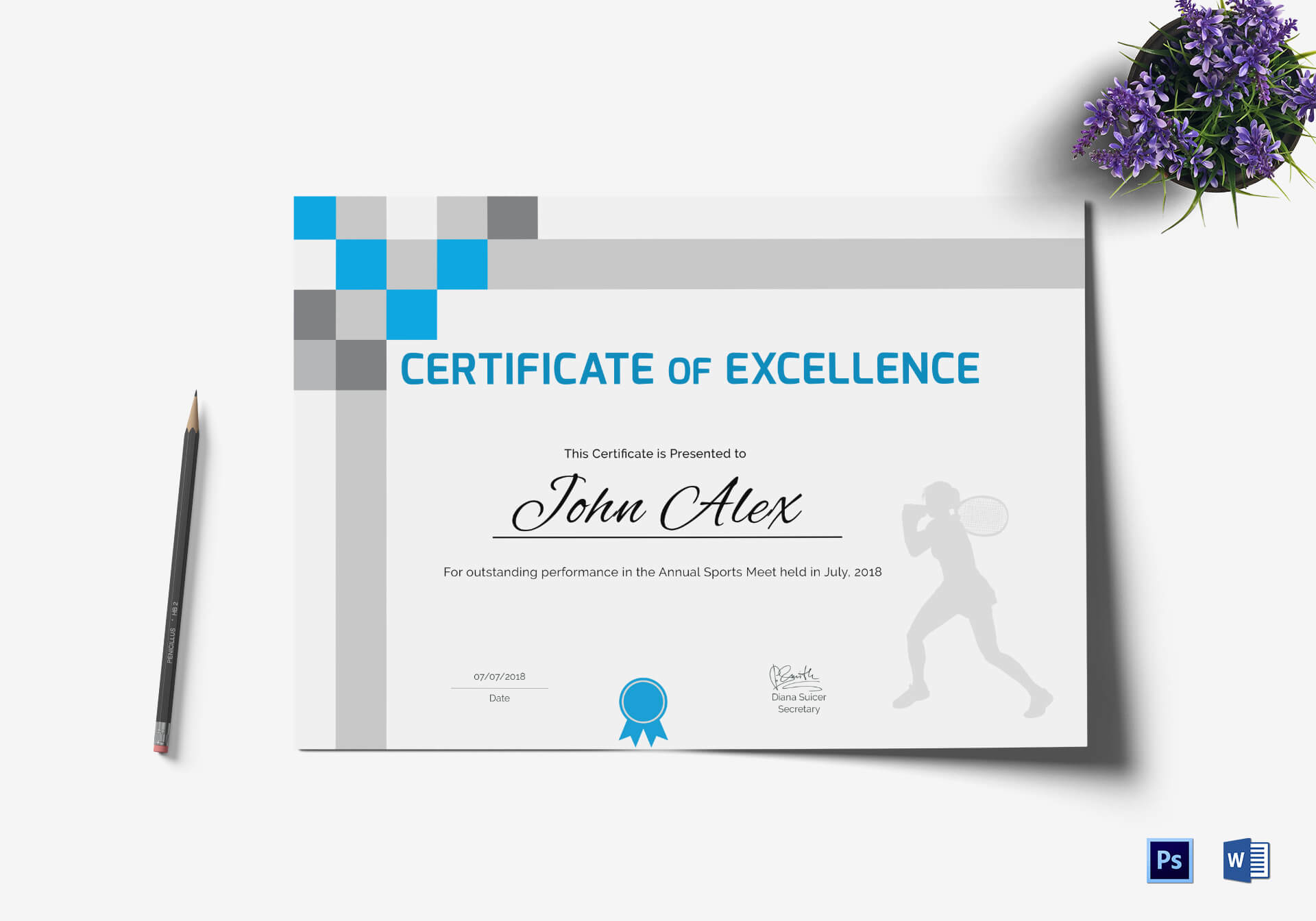 Athletic Excellence Certificate Template Regarding Athletic Certificate Template