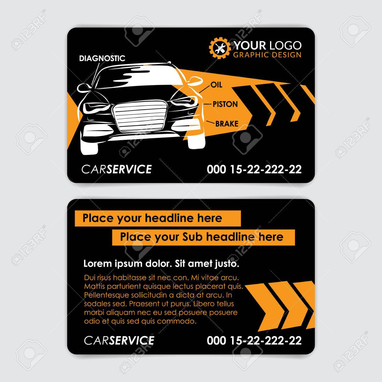 Auto Repair Business Card Template. Create Your Own Business.. Intended For Transport Business Cards Templates Free
