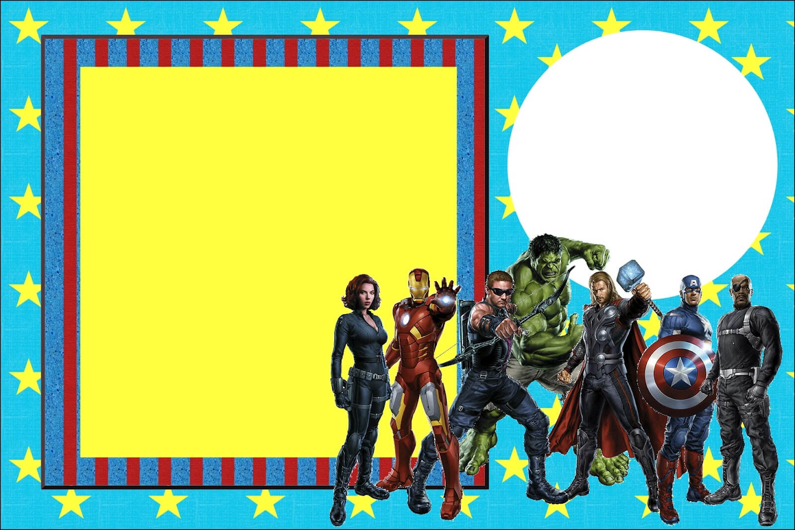 Avengers Free Printable Invitations. – Oh My Fiesta! In English For Avengers Birthday Card Template