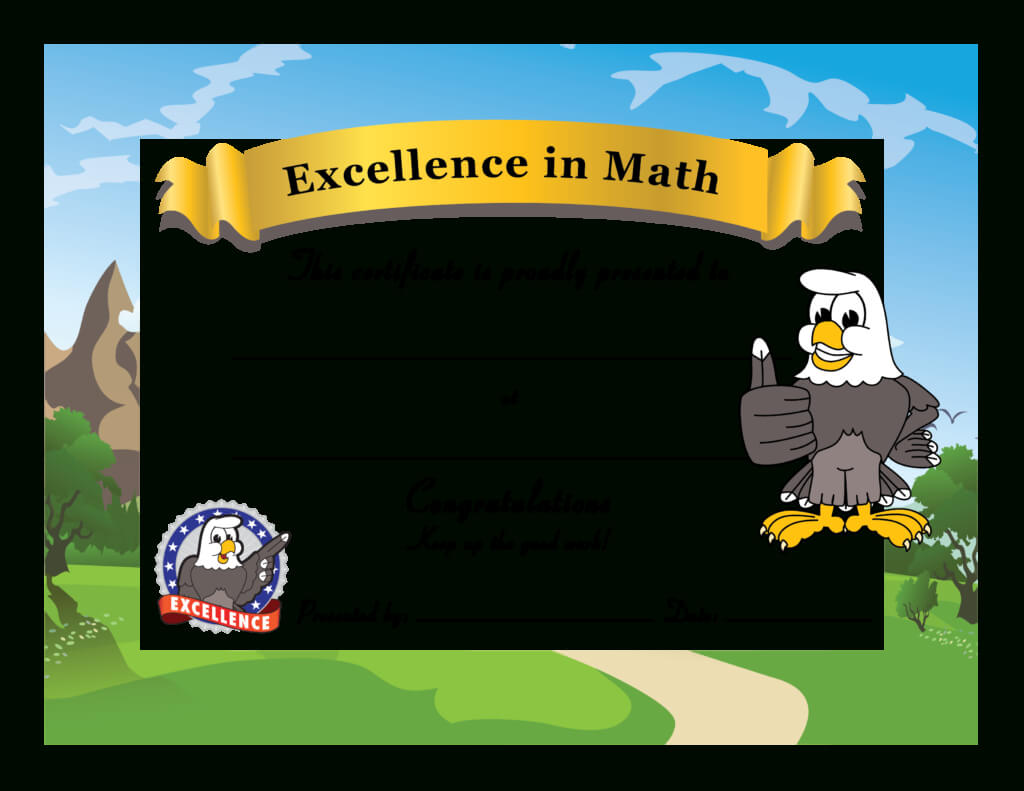 Award Certificates For Pbis Schools Regarding Math Certificate Template