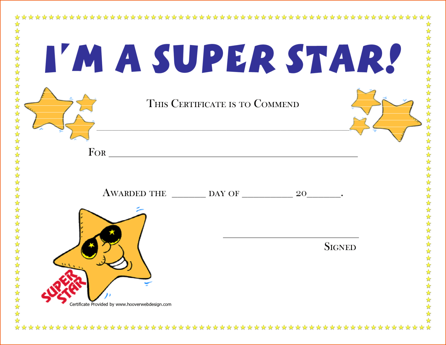 Printable Awards For Students Pdf Free Download