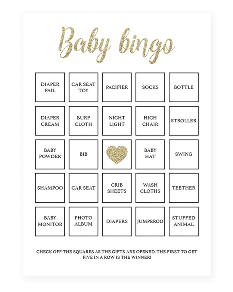 Awesome Baby Shower Bingo Amazon Com Blue Foot Boy Game Card Regarding Bingo Card Template Word