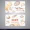 Bakery Business Card Template With Pastries Sweet With Cake Business Cards Templates Free