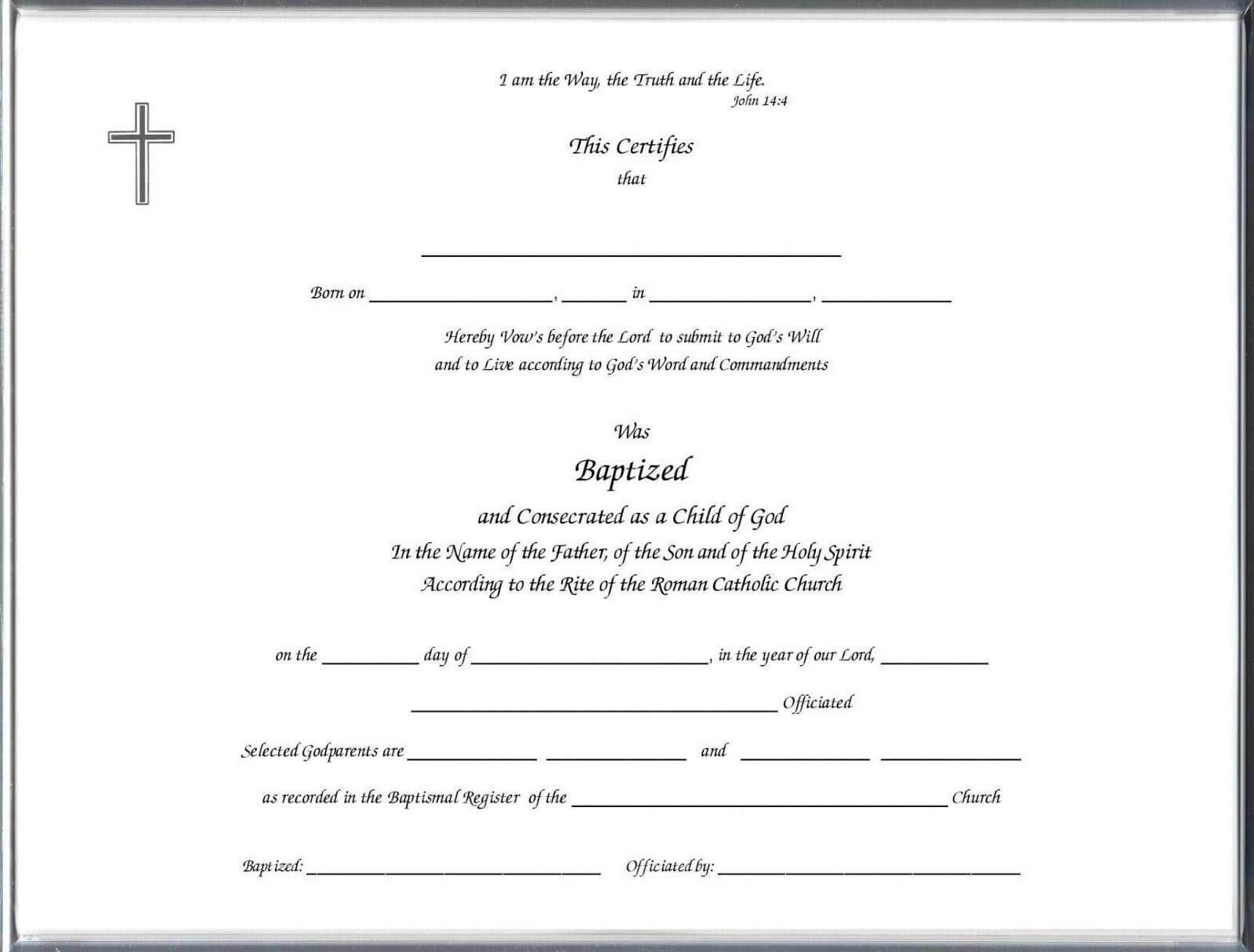 Baptism Certificate Template Pdf - Carlynstudio within ...