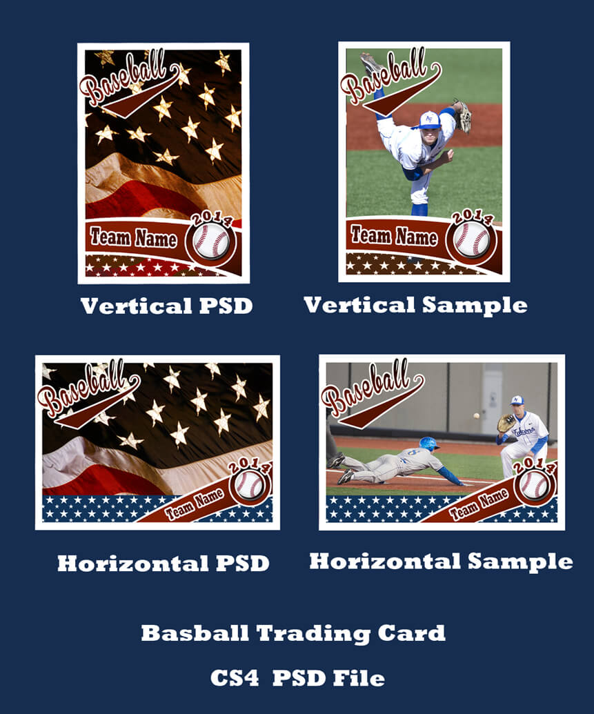 Baseball Card Template Psd Cs4Photoshopbevie55 On Deviantart Within Baseball Card Template Psd
