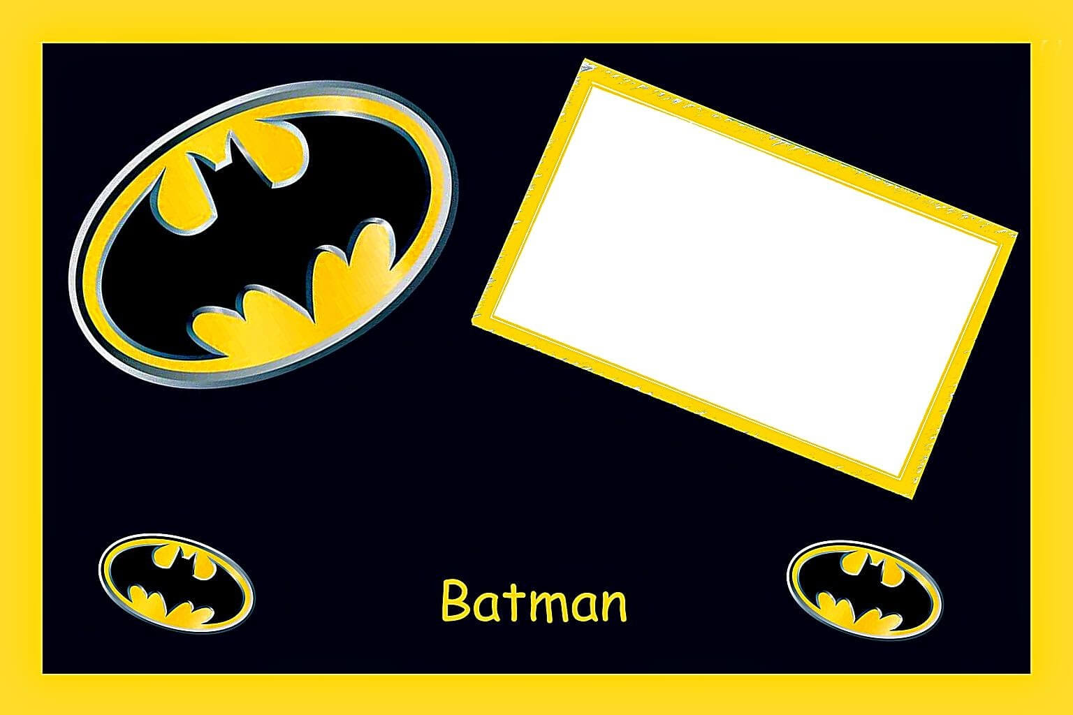 Batman Birthday: Free Printable Cards Or Invitations. - Oh Intended For Batman Birthday Card Template