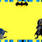 Batman Invitation Template Throughout Batman Birthday Card Template