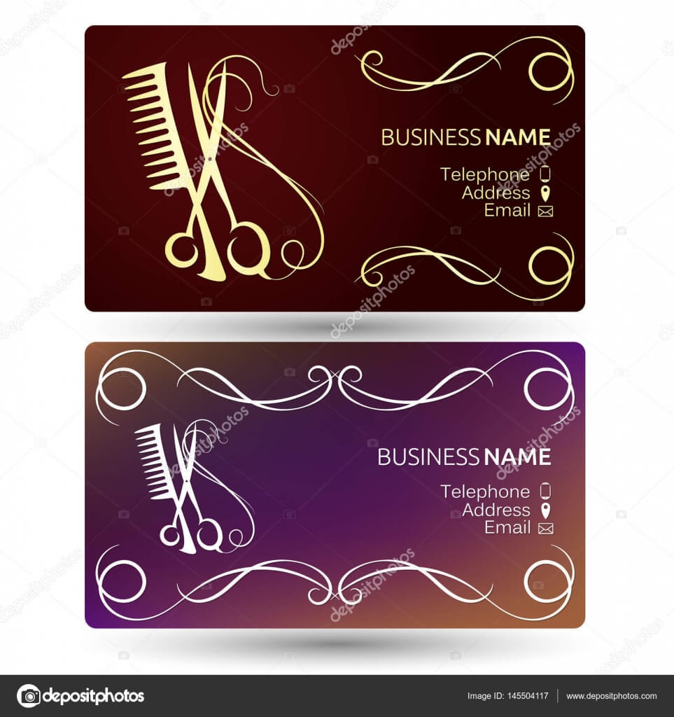 Beauty Salon Business Card | Beauty Salon Business Card In Hair Salon Business Card Template