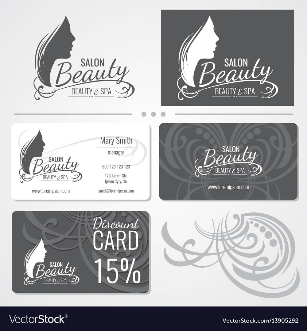 Beauty Salon Business Card Templates With In Hair Salon Business Card Template