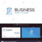 Bin, Recycling, Energy, Recycil Bin Blue Business Logo And For Bin Card Template