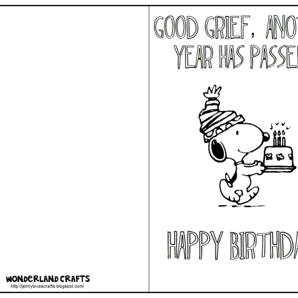Birthday Card Coloring Page At Getdrawings | Free Download For Foldable Birthday Card Template