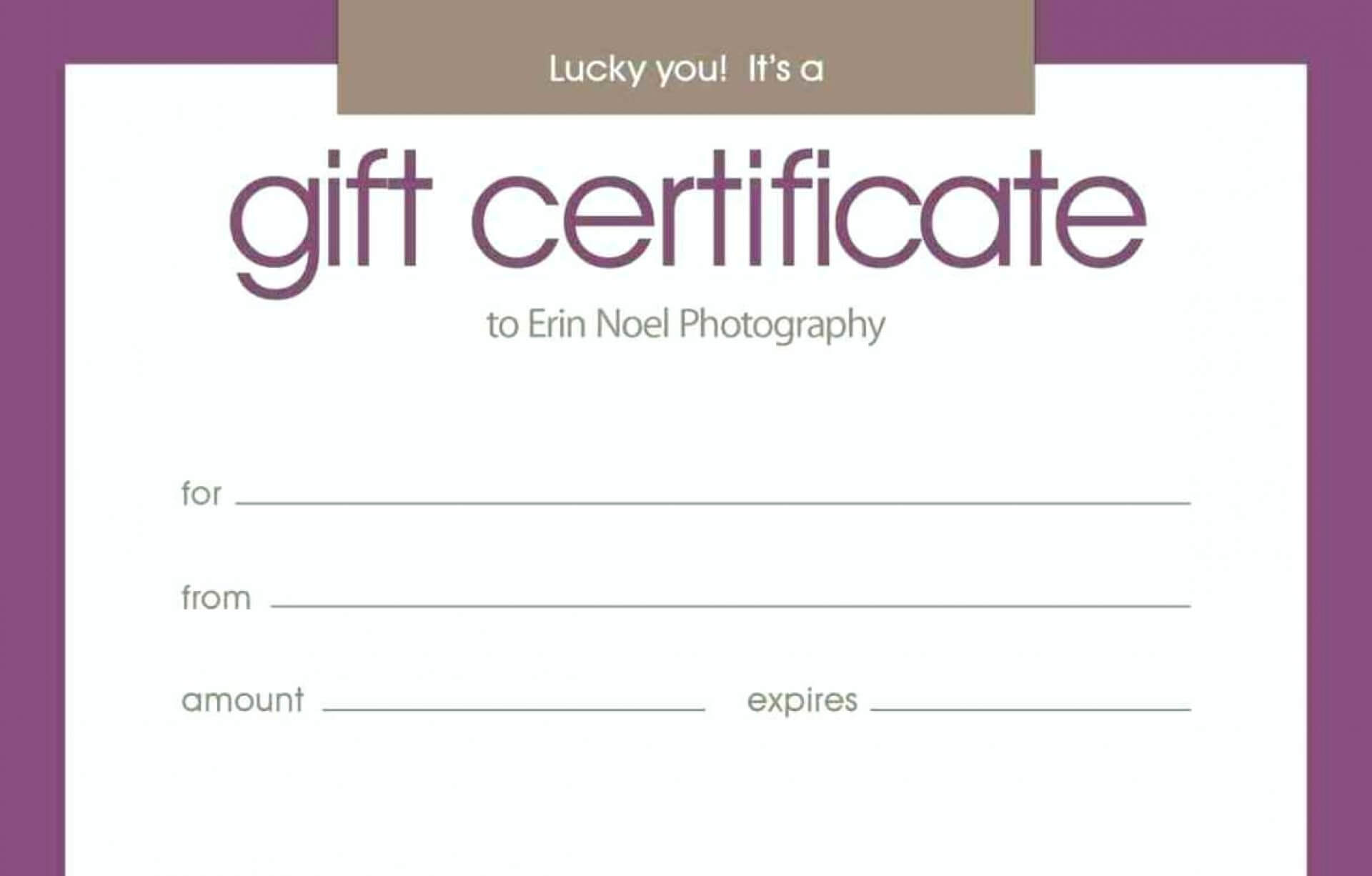 Birthday Gift Certificate Template Free Printable With Printable Gift Certificates Templates Free