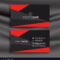 Black And Red Business Card Template With Pertaining To Adobe Illustrator Business Card Template