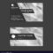 Black And White Abstract Business Card Templates Throughout Black And White Business Cards Templates Free