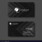 Black And White Abstract Business Card Templates Within Black And White Business Cards Templates Free