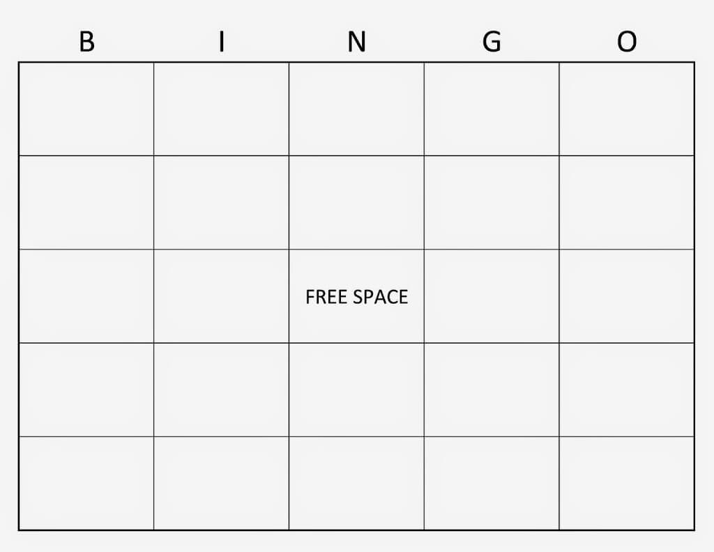 Blank Bingo Template Word | Sample Cv English Resume Within Bingo Card Template Word