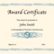 Blank Certificate For Word | Templates At In Microsoft Word Award Certificate Template