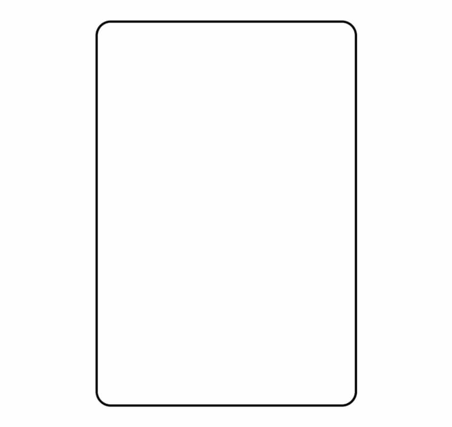 Blank Playing Card Template Parallel – Clip Art Library Within Template For Game Cards