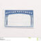 Blank Social Security Card Stock Image. Image Of Document Inside Social Security Card Template Pdf