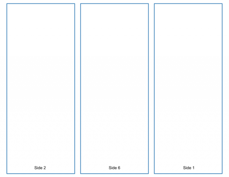 Blank Tri Fold Brochure Template Google Slides Free Download In