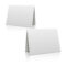 Blank White Paper Stand Table Holder Card. 3D Vector Design Throughout Card Stand Template