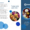 Blue Spheres Brochure Throughout Free Template For Brochure Microsoft Office
