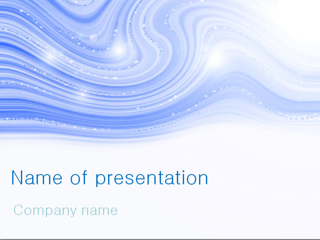 Blue Winter Powerpoint Template For Impressive Presentation Regarding Powerpoint 2007 Template Free Download