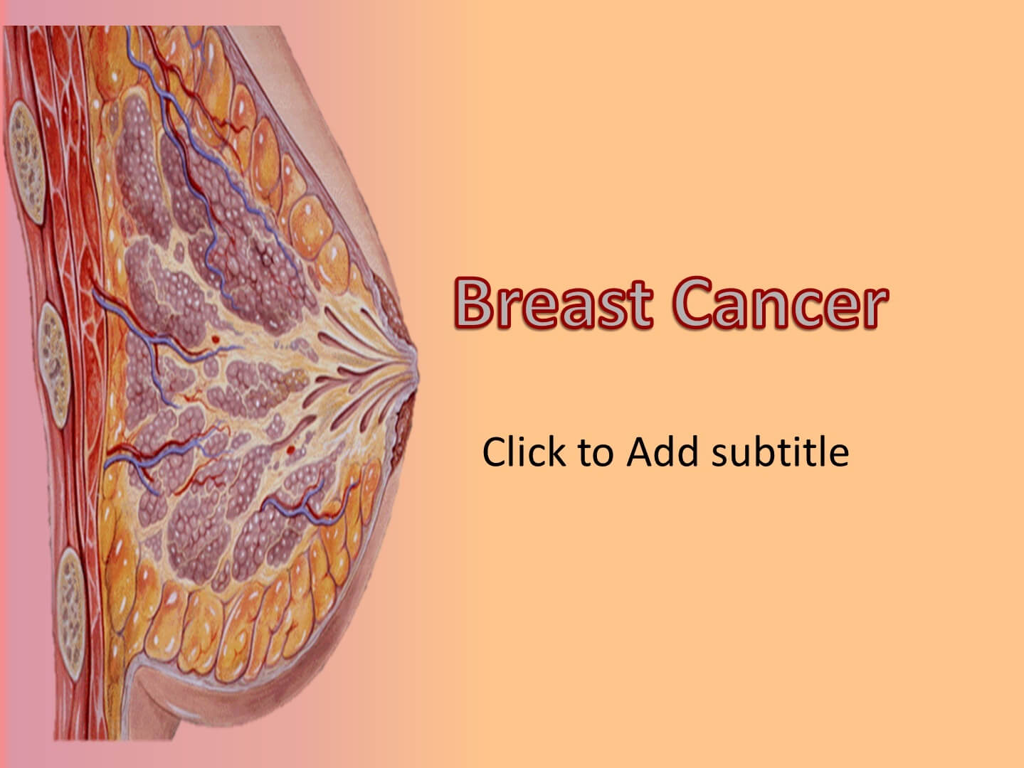 Breast Cancer – Animated Powerpoint Template ~ Free Medical For Breast Cancer Powerpoint Template