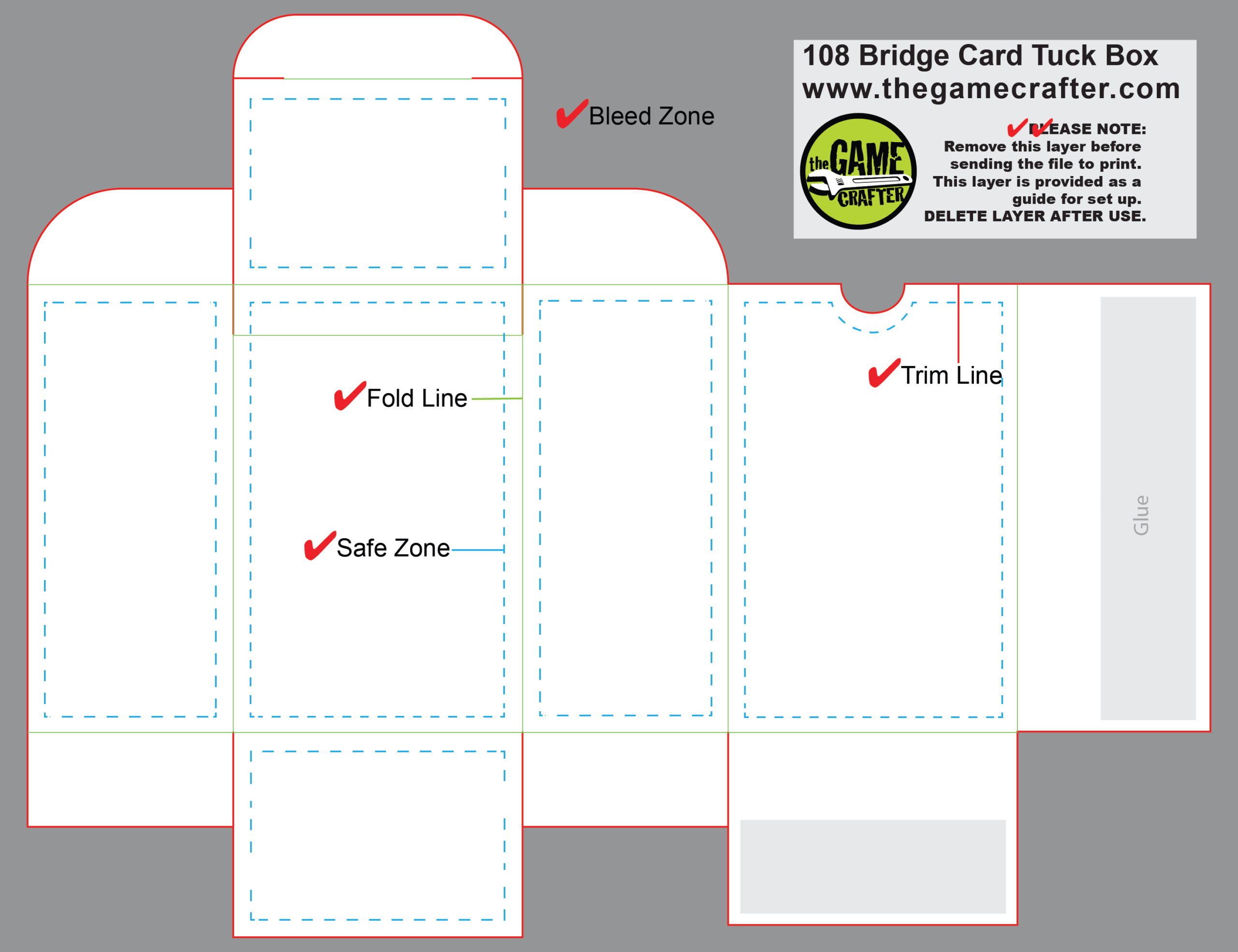 Bridge Tuck Box (108 Cards) Pertaining To Playing Card Template Illustrator