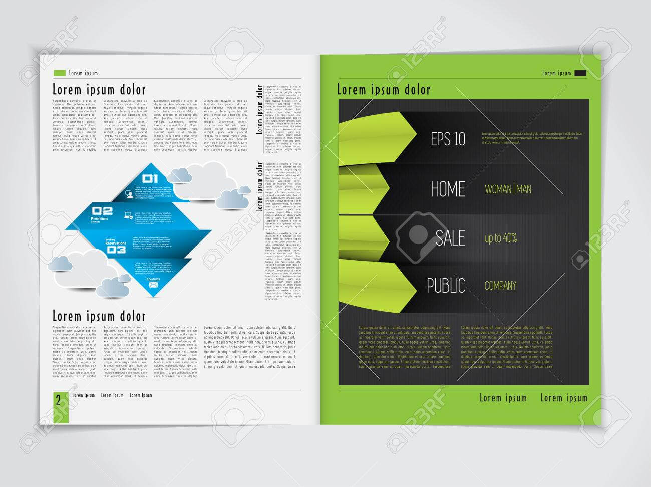 Brochure Layout Design Template For Engineering Brochure Templates