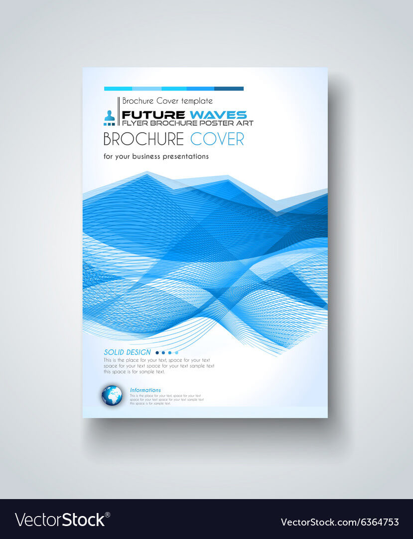 Brochure Template Flyer Design And Depliant Cover Inside Free Illustrator Brochure Templates Download