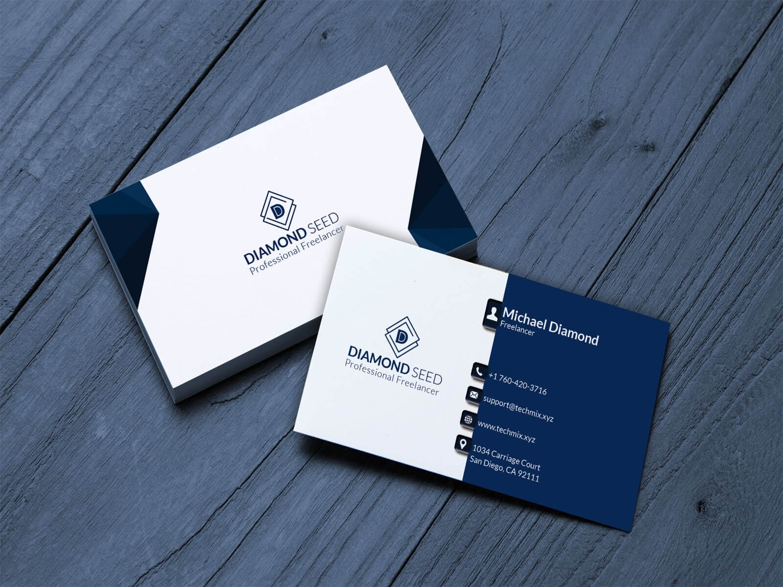 Business Card For Freelancer Throughout Freelance Business Card Template