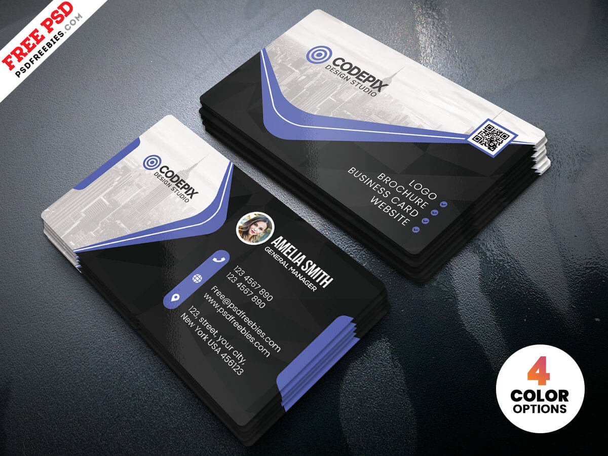 Business Card Psd Templatepsd Freebies On Dribbble Within Visiting Card Psd Template Free Download