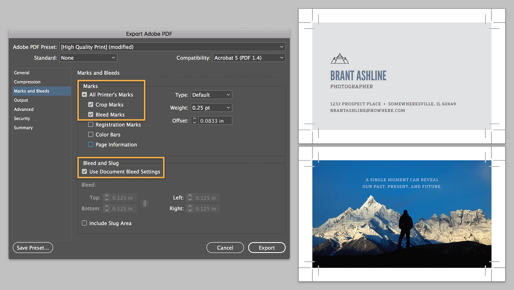 Business Card Setup | Adobe Indesign Tutorials With Adobe Illustrator Business Card Template