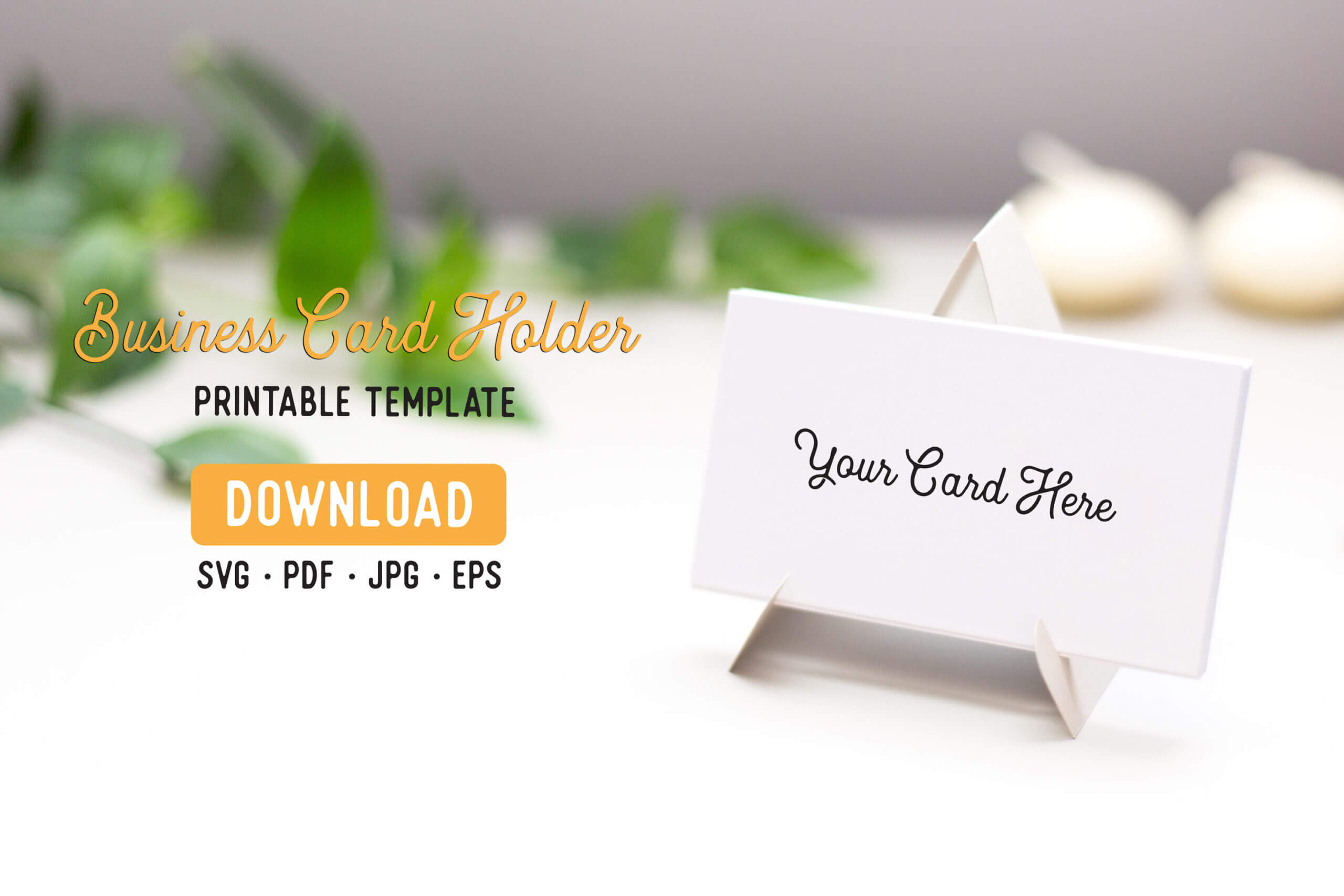 Business Card Stand Template For Card Stand Template