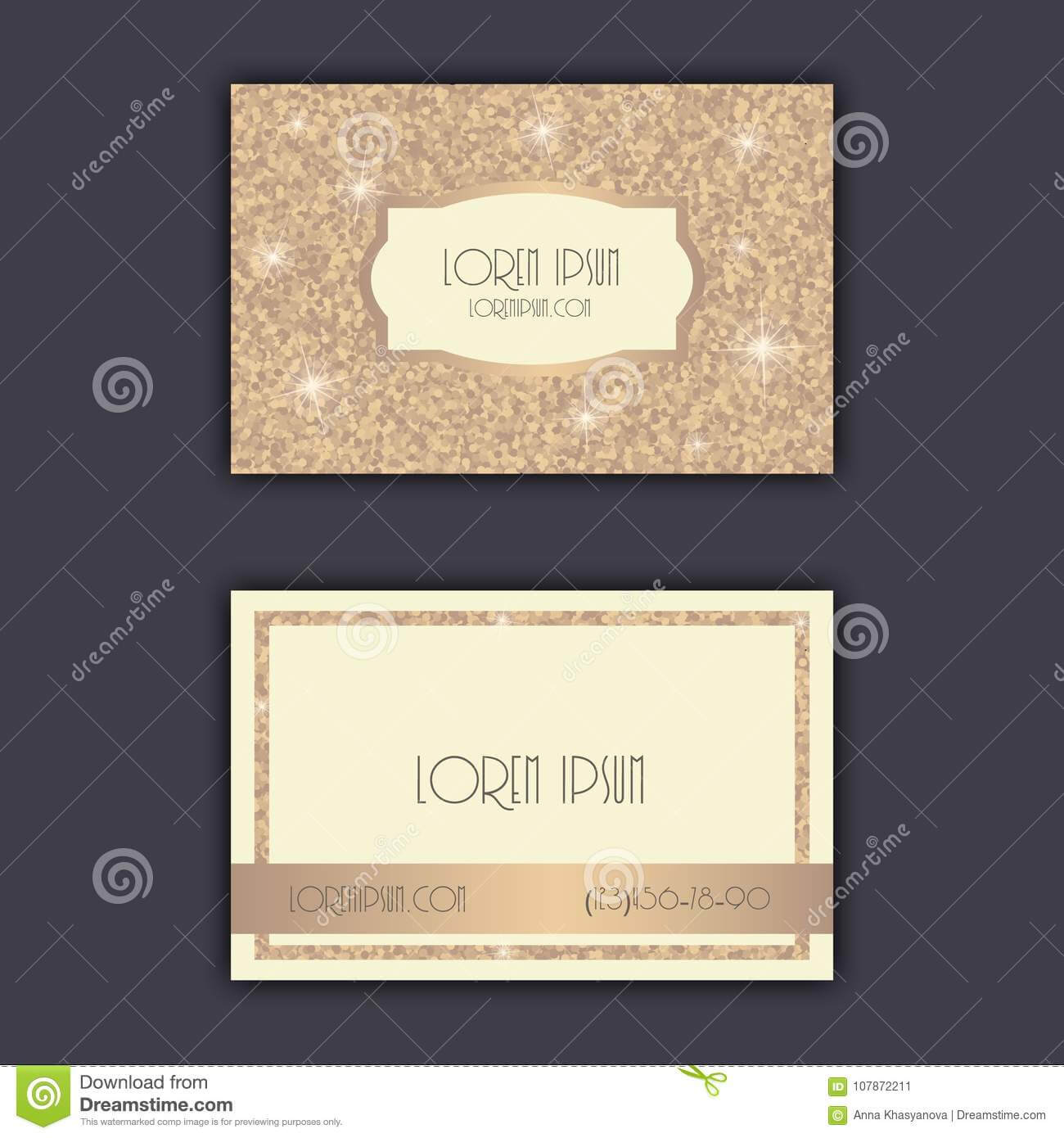 Business Card Templates With Glitter Shining Background With Celebrate It Templates Place Cards
