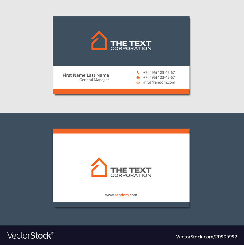 Business Cards Template For Real Estate Agency Throughout Real Estate Business Cards Templates Free