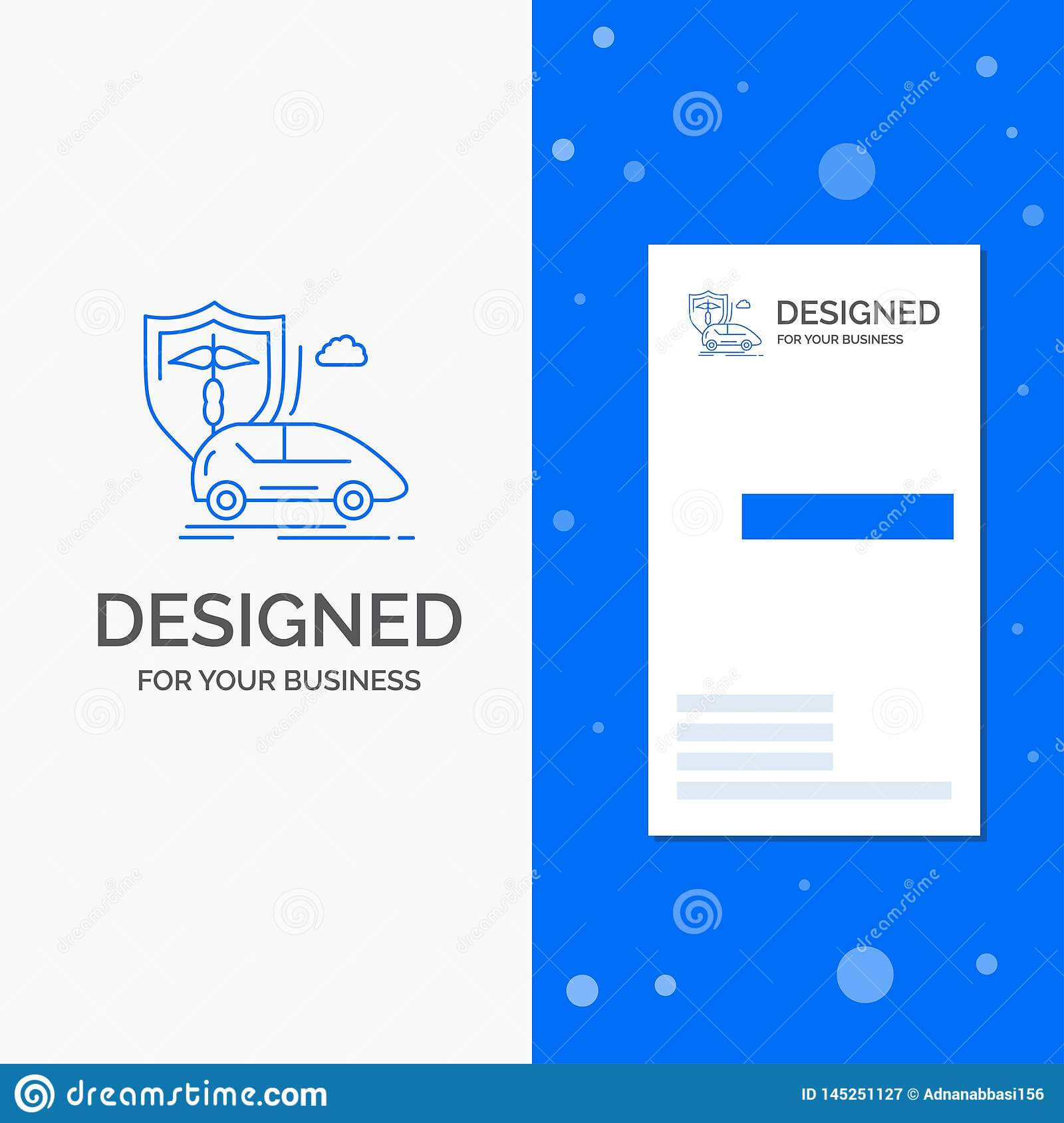 Business Logo For Car, Hand, Insurance, Transport, Safety Intended For Auto Insurance Id Card Template