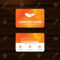 Business Or Visiting Card Template. Donation Hand Sign Icon Inside Donation Card Template Free
