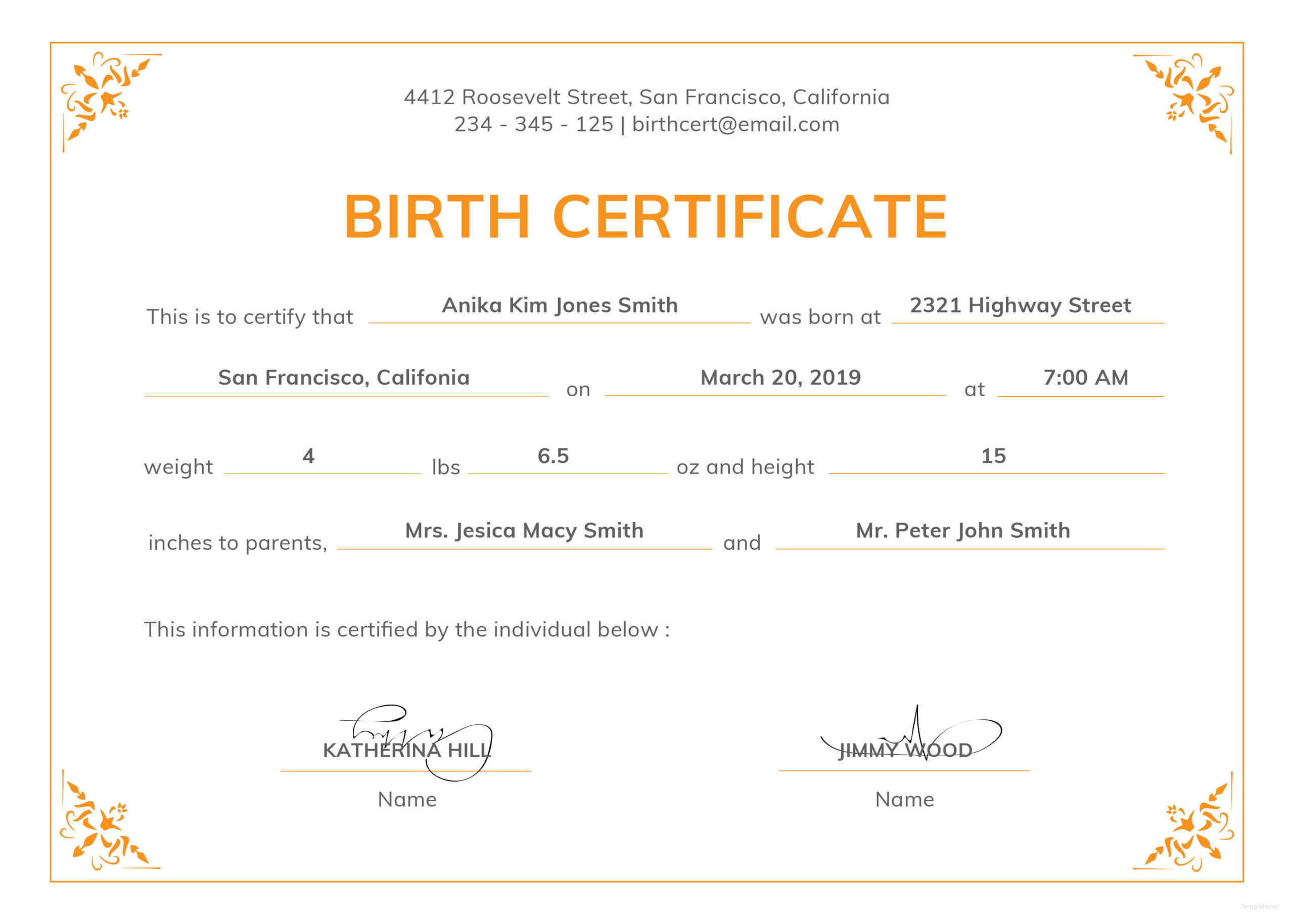 Can Make A Delivery Certificate Crucial | Gift Certificate Pertaining To Birth Certificate Template Uk