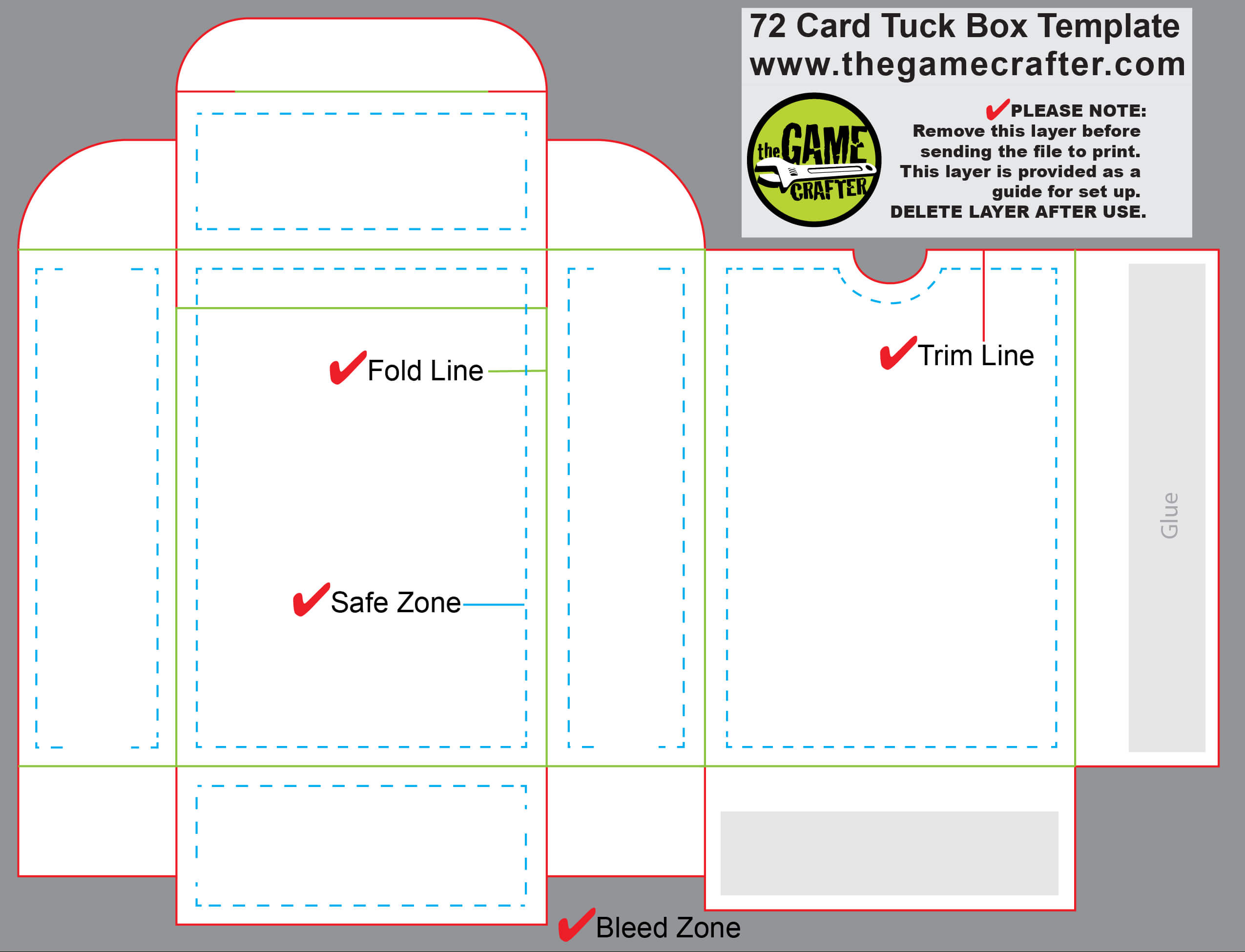 Card Box Template - Calep.midnightpig.co Intended For Card Box Template Generator