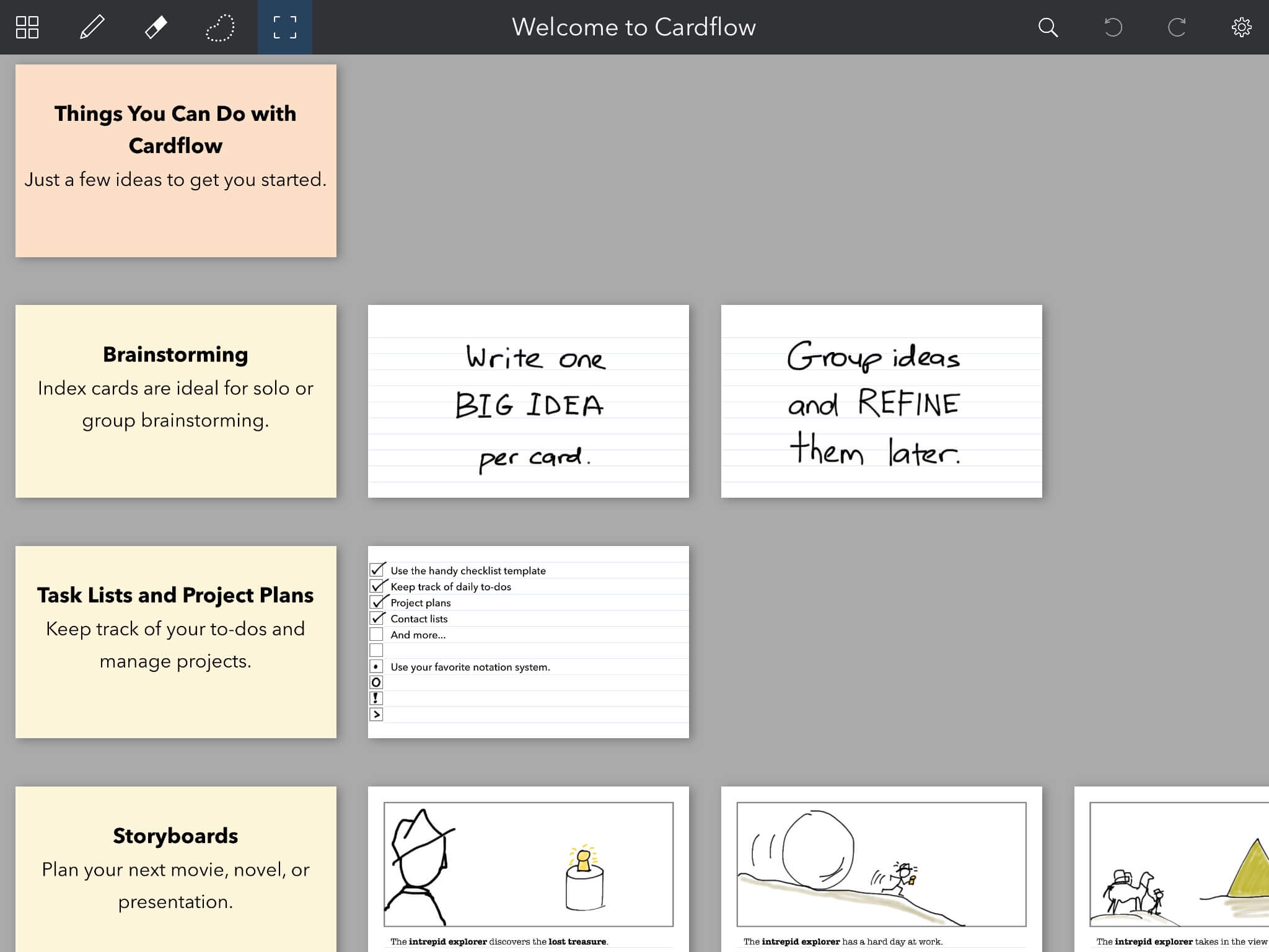 Cardflow: Index Cards On Your Ipad In Index Card Template For Pages
